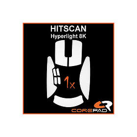 Corepad Soft Grips till HITSCAN Hyperlight 8K Vit