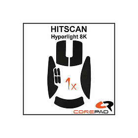 Corepad Soft Grips till HITSCAN Hyperlight 8K Svart