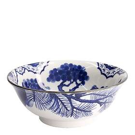Tokyo Design Studio Skål pine 20,5 cm blue/white