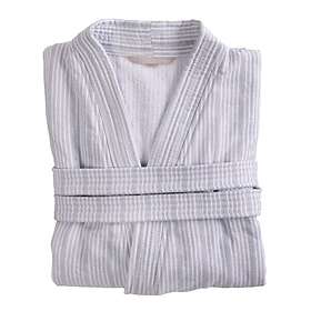 Ilse Jacobsen Home by Bath Collection badrock L/XL powder blue stripes