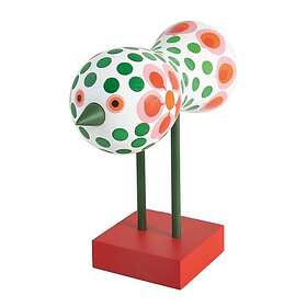Design House Stockholm Lisa Larson Birds 1967 No.6 16 cm röd/grön