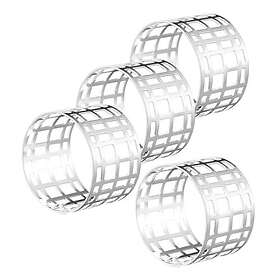 Dorre Servina Servettringar 4,5 cm 4-pack Silver