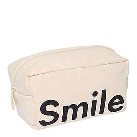 Design Letters Cavita Travel Necessär Smile 21x10 cm Beige