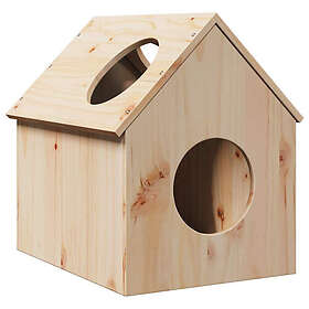 vidaXL Katthus 41x50x50 cm massiv furu 859295