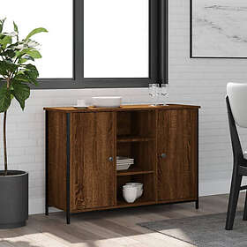 vidaXL Byrå brun ek 100x35x70 cm konstruerat trä 835518