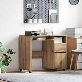 vidaXL Artisan Ek Datorbord Artisan ek Konstruerat trä Medium 869537