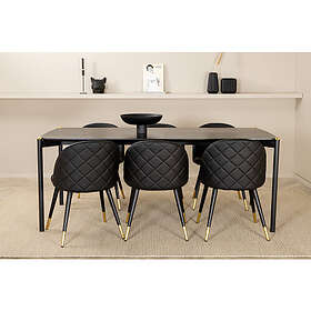 Venture Home Matgrupp Pelle med stolarna Velvet