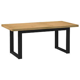 vidaXL Matbord NOAIN U-formade ben cm 180x90x75 massivt trä furu