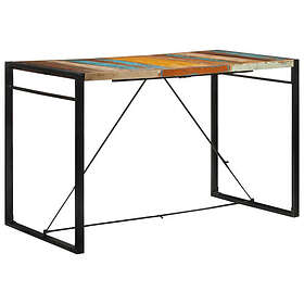 vidaXL Barbord 175x90x110 cm massivt trä återvunnet