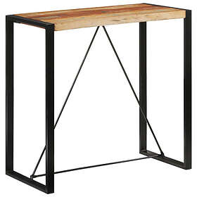 vidaXL Barbord 110x55x110 cm massivt trä återvunnet