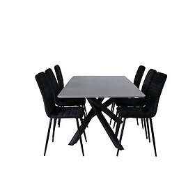 Venture Home Matgrupp Piazza med stolarna Windu