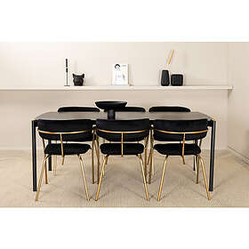 Venture Home Matgrupp Pelle med stolarna Arrow