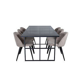 Venture Home Matgrupp Leif med stolarna Velvet