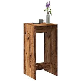 vidaXL Barbord gammalt trä 51x50x103,5 cm konstruerat