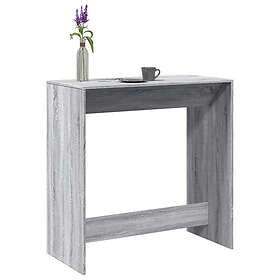 vidaXL Barbord grå sonoma 102x50x103,5 konstruerat cm trä