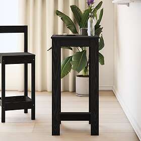 vidaXL Barbord svart ek 51x50x103,5 konstruerat cm trä