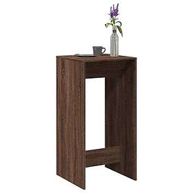 vidaXL Barbord brun ek 51x50x103,5 konstruerat cm trä