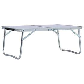vidaXL Sammenleggbart campingbord aluminium 60x40cm