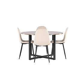 Venture Home Matgrupp Durango med 4st matstolar Polar
