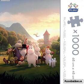 Peliko : Mumin Moominvalley, Muminfamiljen på Drakspaning (1000)