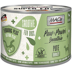 Aveo Paw Power Smoothie Kalkon för Hund 6 x 200g