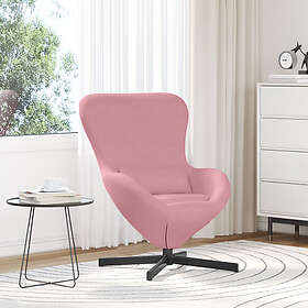 vidaXL Äggfåtölj i rosa sammet 42002760
