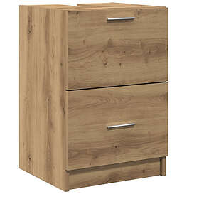vidaXL diskbänksskåp Artisan ek 40x37x59 cm Konstruerat trä 868813