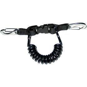 Aquatys Vela Expandable Spiral With 2 Stainless Steel Karbinhake