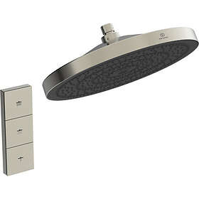 Ideal Standard rain Solos brusehoved, Ø30 cm, silver