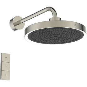 Ideal Standard rain Solos brusehoved, Ø33 cm, silver