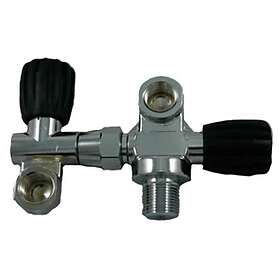 Dirzone Double Outlet Din Extensible 230 Bar Dykflaskeventil