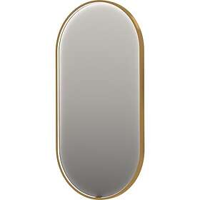 Sanibell Ink SP28 spegel med ljus, borstad matt guld, 60x120 cm