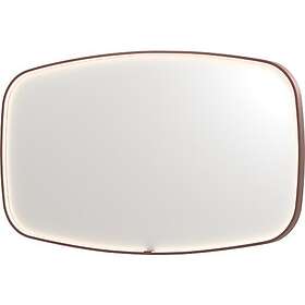 Sanibell Ink SP31 spegel med belysning, dimbar, imfri, borstad koppar, 140x80 cm