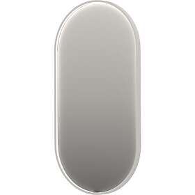 Sanibell Ink SP28 spegel med ljus, matt vit, 60x120 cm