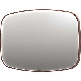 Sanibell Ink SP31 spegel med belysning, dimbar, imfri, borstad koppar, 120x80 cm