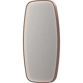 Sanibell Ink SP31 spegel med belysning, dimbar, imfri, borstad koppar, 40x80 cm