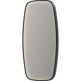 Sanibell Ink SP31 spegel med belysning, dimbar, imfri, borstad svart, 40x80 cm
