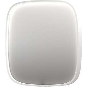 Sanibell Ink SP31 spegel med belysning, dimbar, imfri, mattvit, 80x80 cm