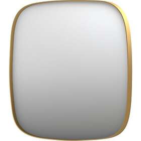 Sanibell SP29 Spegel 100x100cm Borstad Matt Guld Aluminiumram