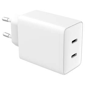 Clas Ohlson Laddare USB-C 2 portar GaN PD, 45W