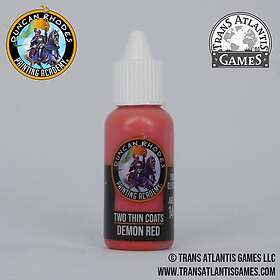 Duncan Rhodes Painting Academy Trans Atlantis Games Two Thin Coats Demon Red (Hi