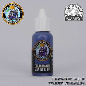 Duncan Rhodes Painting Academy Trans Atlantis Games Two Thin Coats Marine Blue (