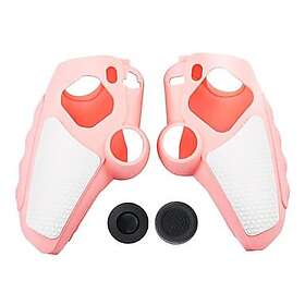 Malmö TeknikKompani Playstation 5 PS5 Silikon Skin Skal Fodral Anti-Slip Skydd Joystick Caps Rosa