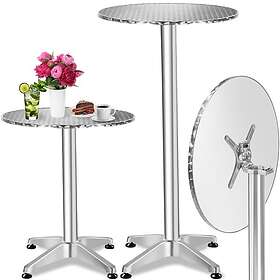 TecTake Cafébord i aluminium Ø60cm