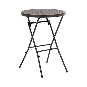 Uniprodo Hopfällbart bord 79 x 110 cm -75kg Inomhus utomhus Svart