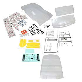 RedCat RER14757 Monte Carlo Clear Body Kit Omålad