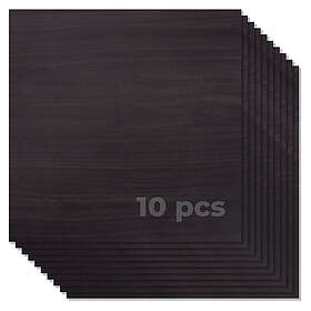 xTool 3mm Ebony MDF-skiva 30x30cm 10st