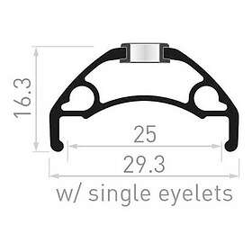 Contec Xeta 27,5´´ 25 Mm Disc E-bike Tubeless Mtb-fälg