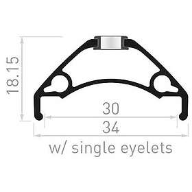 Contec Xeta 27,5´´ 30 Mm Disc E-bike Tubeless Mtb-fälg