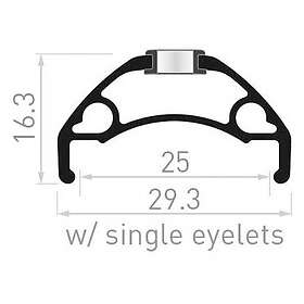 Contec Xeta 29´´ 25 Mm Disc E-bike Tubeless Mtb-fälg